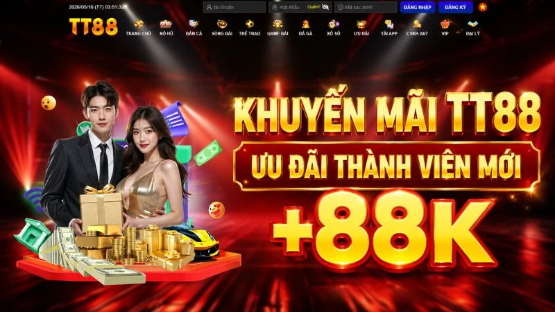 Khuyến mãi TT88 cực khủng